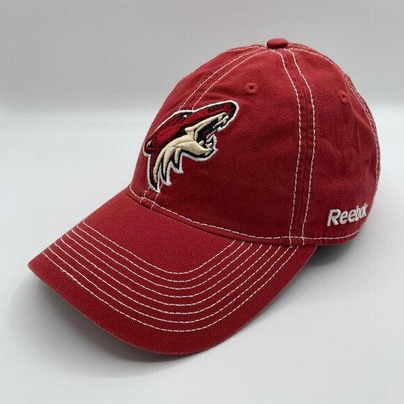 Arizona Coyotes NHL Red Reebok Relaxed Fit Adjustable Strapback Hat - Picture 1 of 5